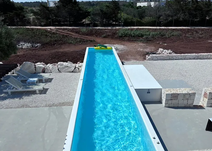 Aeneas Pool & Jacuzzi Al Mare Torre Guaceto Villa