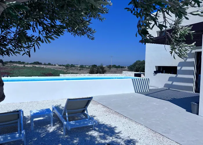 Aeneas Pool & Jacuzzi Al Mare Torre Guaceto Villa